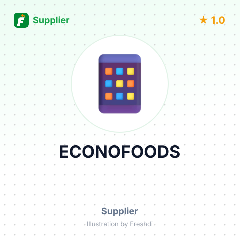 ECONOFOODS – summary card, no photo uploaded yet