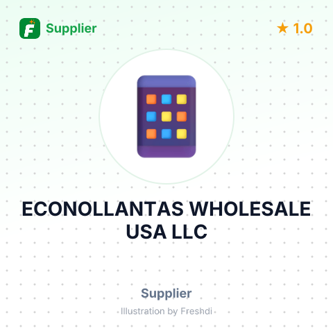 ECONOLLANTAS WHOLESALE USA LLC – summary card, no photo uploaded yet