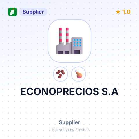 ECONOPRECIOS S.A – summary card, no photo uploaded yet