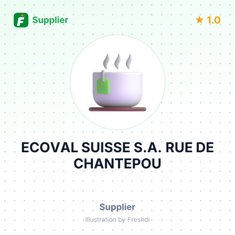 ECOVAL SUISSE S.A. RUE DE CHANTEPOU – summary card, no photo uploaded yet