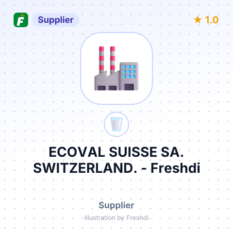 ECOVAL SUISSE SA. SWITZERLAND. – summary card, no photo uploaded yet