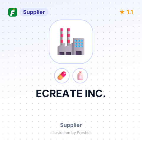 ECREATE INC. – summary card, no photo uploaded yet