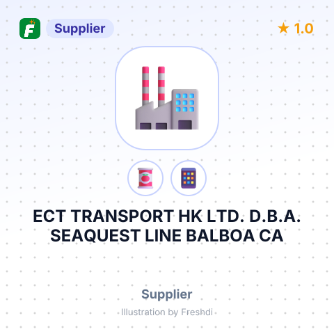 ECT TRANSPORT HK LTD. D.B.A. SEAQUEST LINE BALBOA CA – summary card, no photo uploaded yet