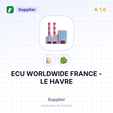ECU WORLDWIDE FRANCE - LE HAVRE – summary card, no photo uploaded yet