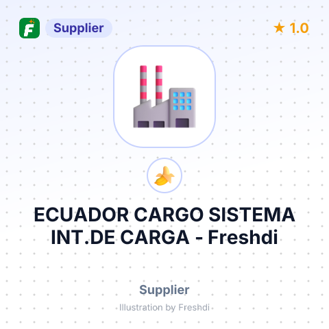 ECUADOR CARGO SISTEMA INT.DE CARGA – summary card, no photo uploaded yet