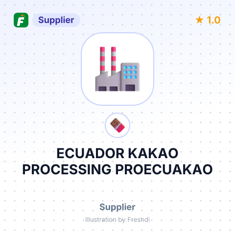ECUADOR KAKAO PROCESSING PROECUAKAO – summary card, no photo uploaded yet