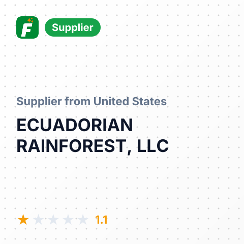 ECUADORIAN RAINFOREST, LLC – summary card, no photo uploaded yet