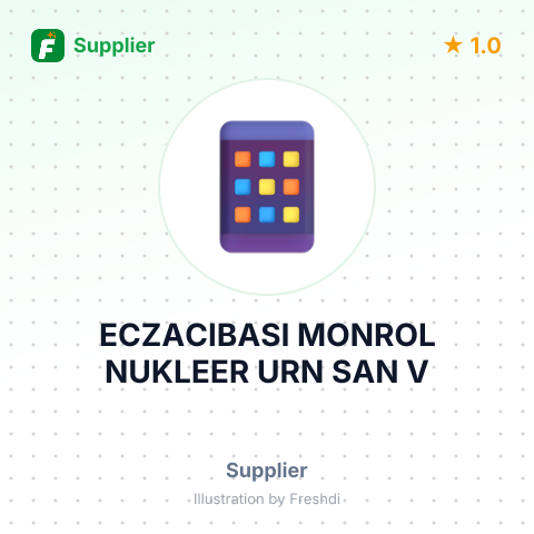 ECZACIBASI MONROL NUKLEER URN SAN V – summary card, no photo uploaded yet