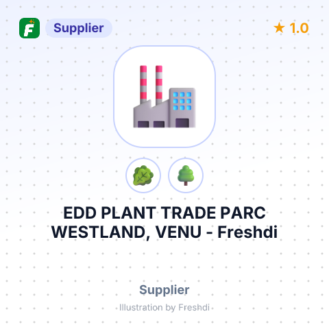 EDD PLANT TRADE PARC WESTLAND, VENU – summary card, no photo uploaded yet