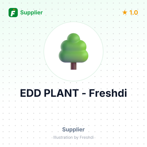 EDD PLANT – summary card, no photo uploaded yet