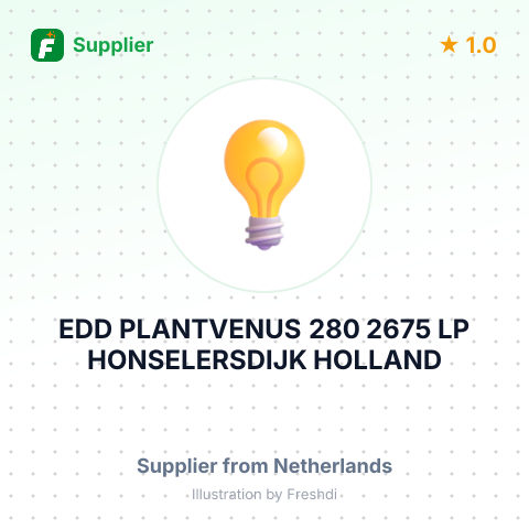 EDD PLANTVENUS 280 2675 LP HONSELERSDIJK HOLLAND – summary card, no photo uploaded yet