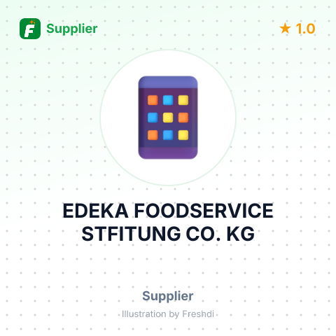 EDEKA FOODSERVICE STFITUNG CO. KG – summary card, no photo uploaded yet