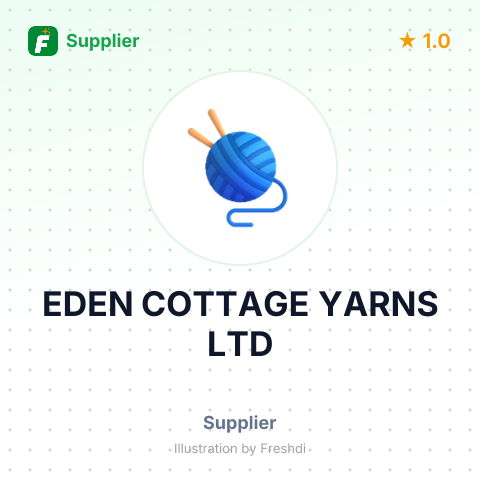EDEN COTTAGE YARNS LTD – summary card, no photo uploaded yet