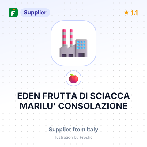 EDEN FRUTTA DI SCIACCA MARILU' CONSOLAZIONE – summary card, no photo uploaded yet