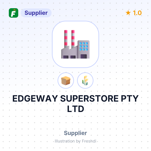 EDGEWAY SUPERSTORE PTY LTD – summary card, no photo uploaded yet