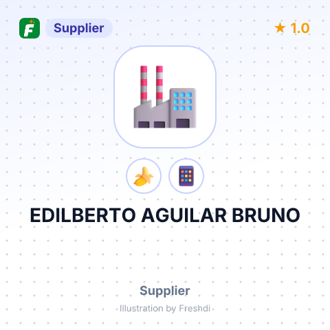 EDILBERTO AGUILAR BRUNO – summary card, no photo uploaded yet