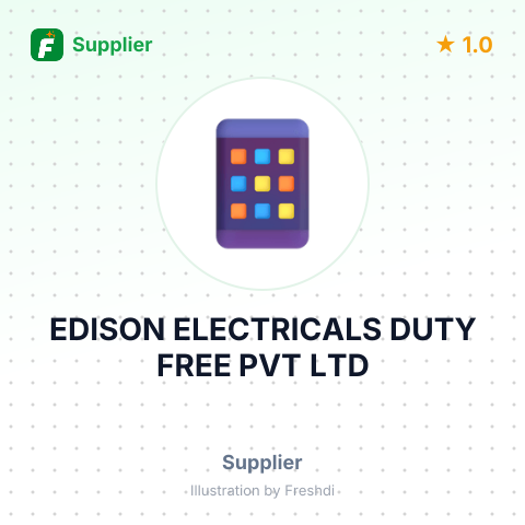 EDISON ELECTRICALS DUTY FREE PVT LTD – summary card, no photo uploaded yet
