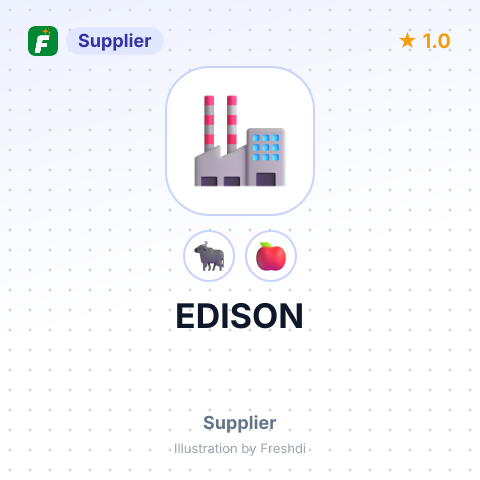 EDISON – summary card, no photo uploaded yet