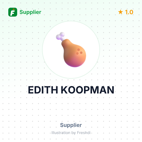 EDITH KOOPMAN – summary card, no photo uploaded yet