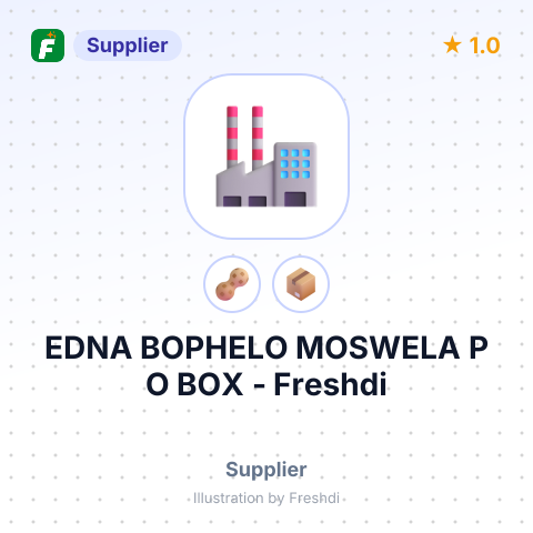 EDNA BOPHELO MOSWELA P O BOX – summary card, no photo uploaded yet