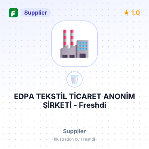 EDPA TEKSTİL TİCARET ANONİM ŞİRKETİ – summary card, no photo uploaded yet