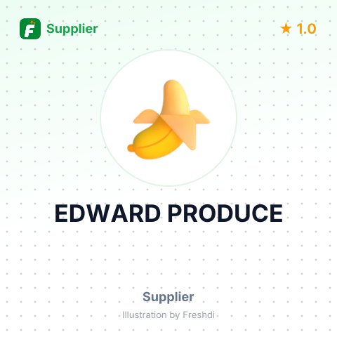 EDWARD PRODUCE – summary card, no photo uploaded yet