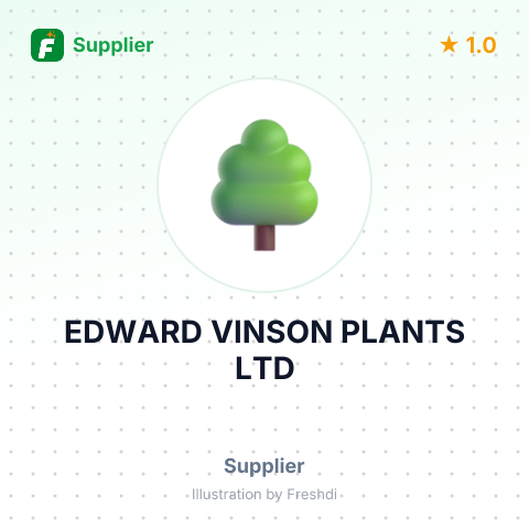 EDWARD VINSON PLANTS LTD – summary card, no photo uploaded yet