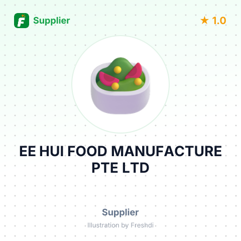 EE HUI FOOD MANUFACTURE PTE LTD – summary card, no photo uploaded yet