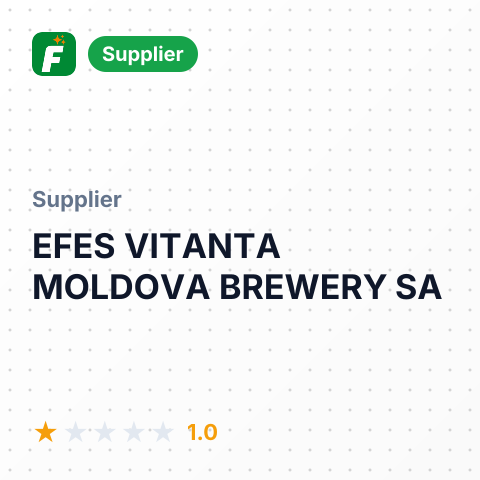 EFES VITANTA MOLDOVA BREWERY SA – summary card, no photo uploaded yet