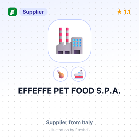 EFFEFFE PET FOOD S.P.A. – summary card, no photo uploaded yet