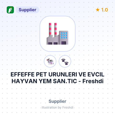 EFFEFFE PET URUNLERI VE EVCIL HAYVAN YEM SAN.TIC – summary card, no photo uploaded yet