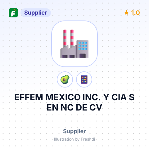 EFFEM MEXICO INC. Y CIA S EN NC DE CV – summary card, no photo uploaded yet