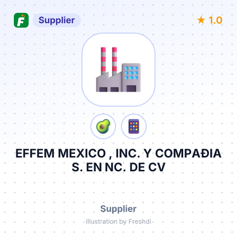 EFFEM MEXICO , INC. Y COMPAÐIA S. EN NC. DE CV – summary card, no photo uploaded yet