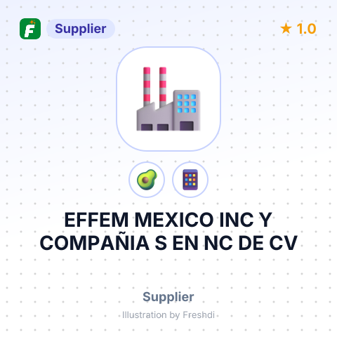 EFFEM MEXICO INC Y COMPAÑIA S EN NC DE CV – summary card, no photo uploaded yet