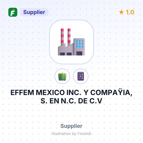 EFFEM MEXICO INC. Y COMPAŸIA, S. EN N.C. DE C.V – summary card, no photo uploaded yet