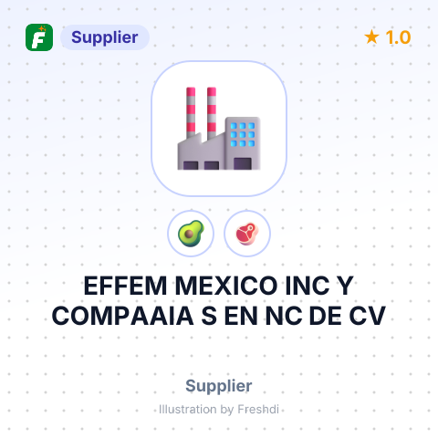 EFFEM MEXICO INC Y COMPAAIA S EN NC DE CV – summary card, no photo uploaded yet