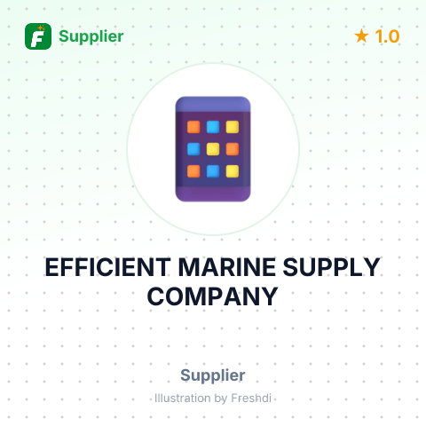 EFFICIENT MARINE SUPPLY COMPANY – summary card, no photo uploaded yet