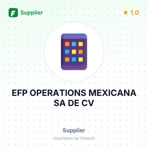 EFP OPERATIONS MEXICANA SA DE CV – summary card, no photo uploaded yet