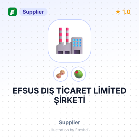 EFSUS DIŞ TİCARET LİMİTED ŞİRKETİ – summary card, no photo uploaded yet