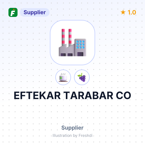 EFTEKAR TARABAR CO – summary card, no photo uploaded yet