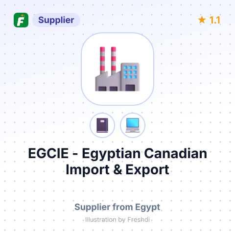 EGCIE - Egyptian Canadian Import & Export – summary card, no photo uploaded yet
