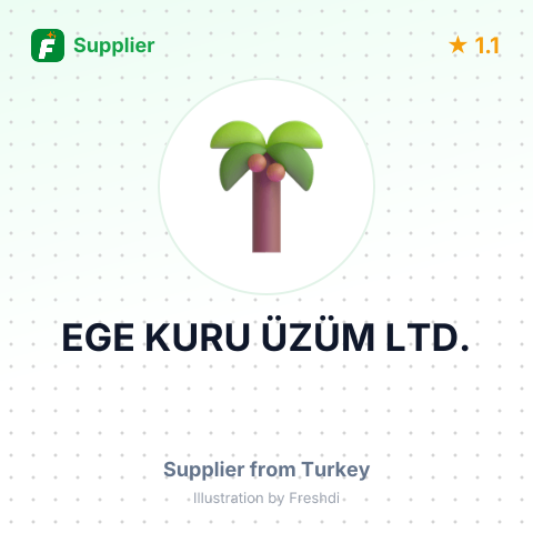 EGE KURU ÜZÜM LTD. – summary card, no photo uploaded yet