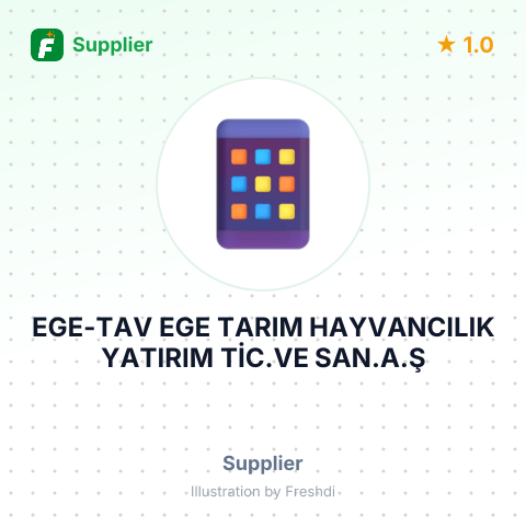 EGE-TAV EGE TARIM HAYVANCILIK YATIRIM TİC.VE SAN.A.Ş – summary card, no photo uploaded yet