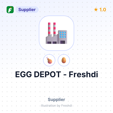 EGG DEPOT – summary card, no photo uploaded yet