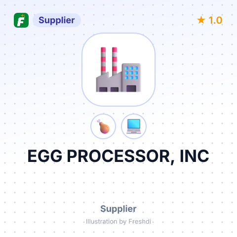 EGG PROCESSOR, INC – summary card, no photo uploaded yet