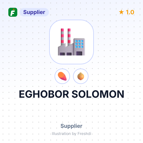 EGHOBOR SOLOMON – summary card, no photo uploaded yet