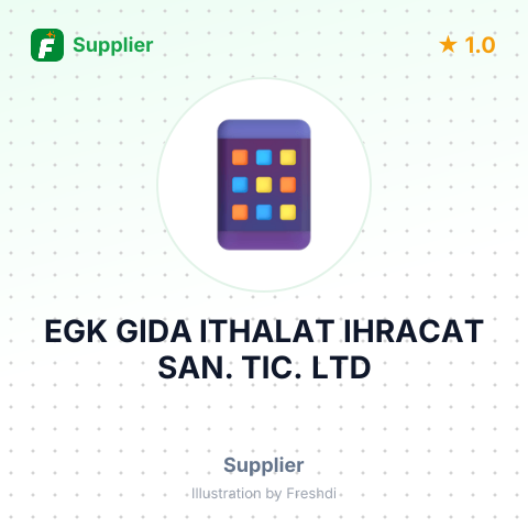 EGK GIDA ITHALAT IHRACAT SAN. TIC. LTD – summary card, no photo uploaded yet