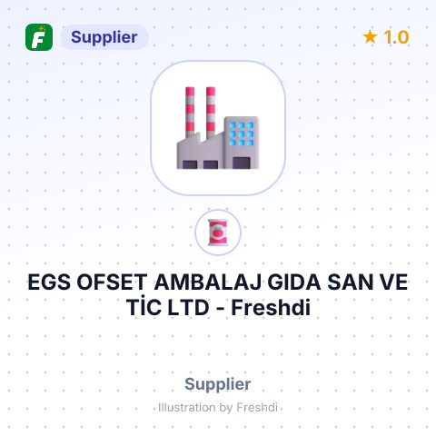 EGS OFSET AMBALAJ GIDA SAN VE TİC LTD – summary card, no photo uploaded yet