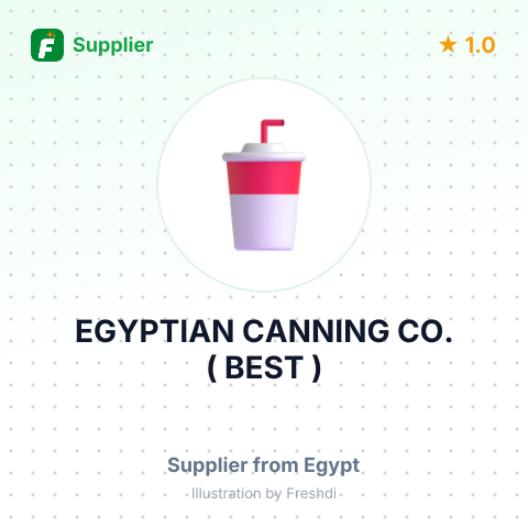 EGYPTIAN CANNING CO. ( BEST ) – summary card, no photo uploaded yet