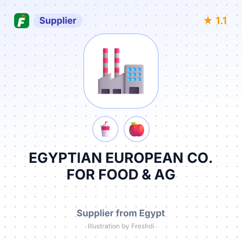 EGYPTIAN EUROPEAN CO. FOR FOOD & AG – summary card, no photo uploaded yet